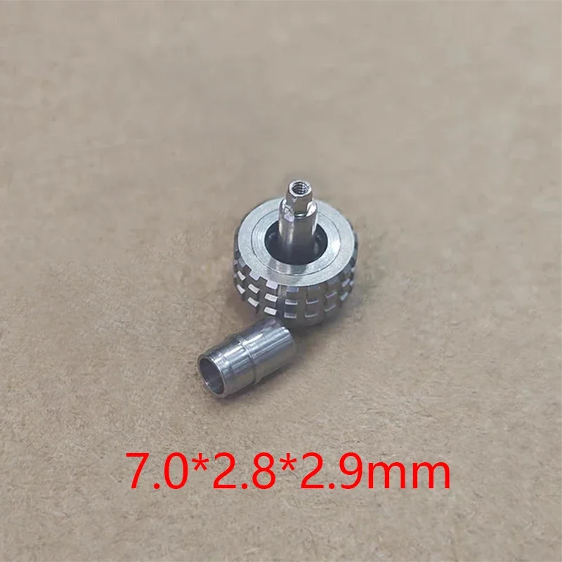 تاج ساعة من الفولاذ المقاوم للصدأ مقاس 7.0 مم لأجزاء ساعة ما بعد البيع BRL المنتقم