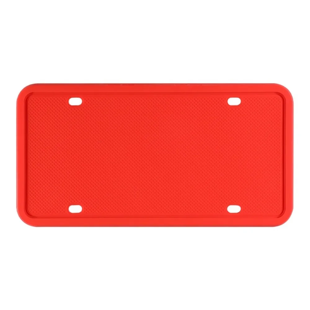 

Silicone Car License Plate Frame American Without Damaging Paint License Plate Bracket Canadian Rust Proof Number Plates Holder