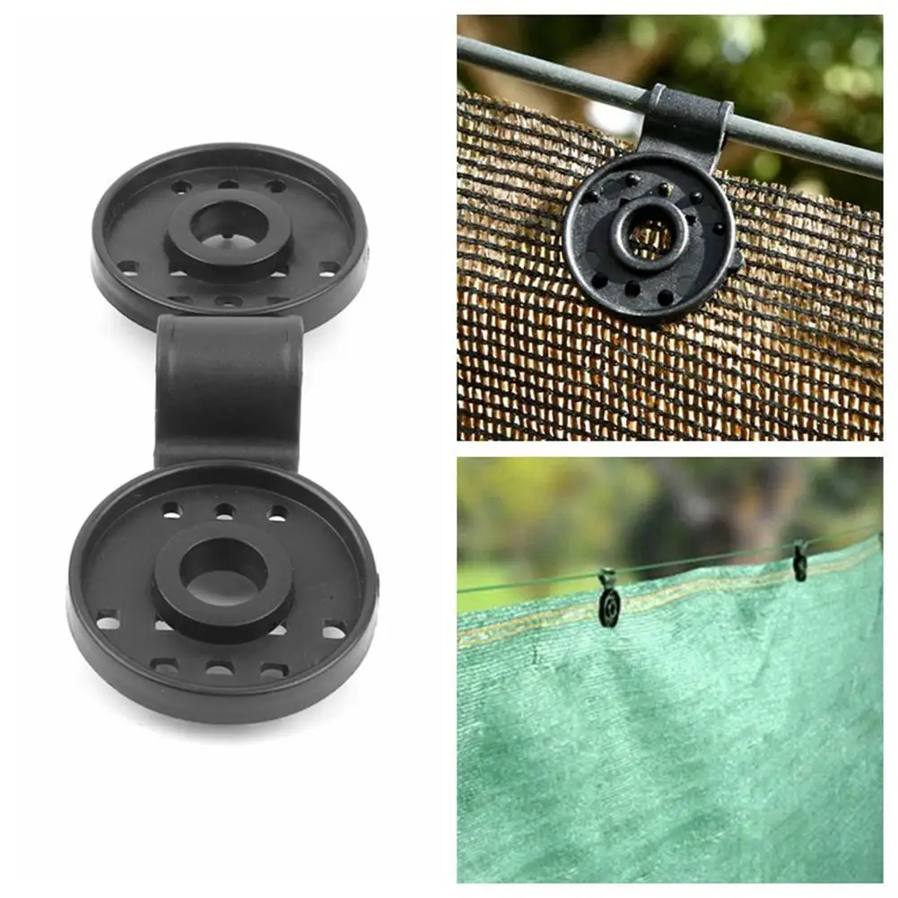 5Pcs Shade Cloth Plastic Clips Reusable Greenhouse Shade Cloth Fix Clamp Detachable Sunshade Net Fixing Clip for Sun Shade Net
