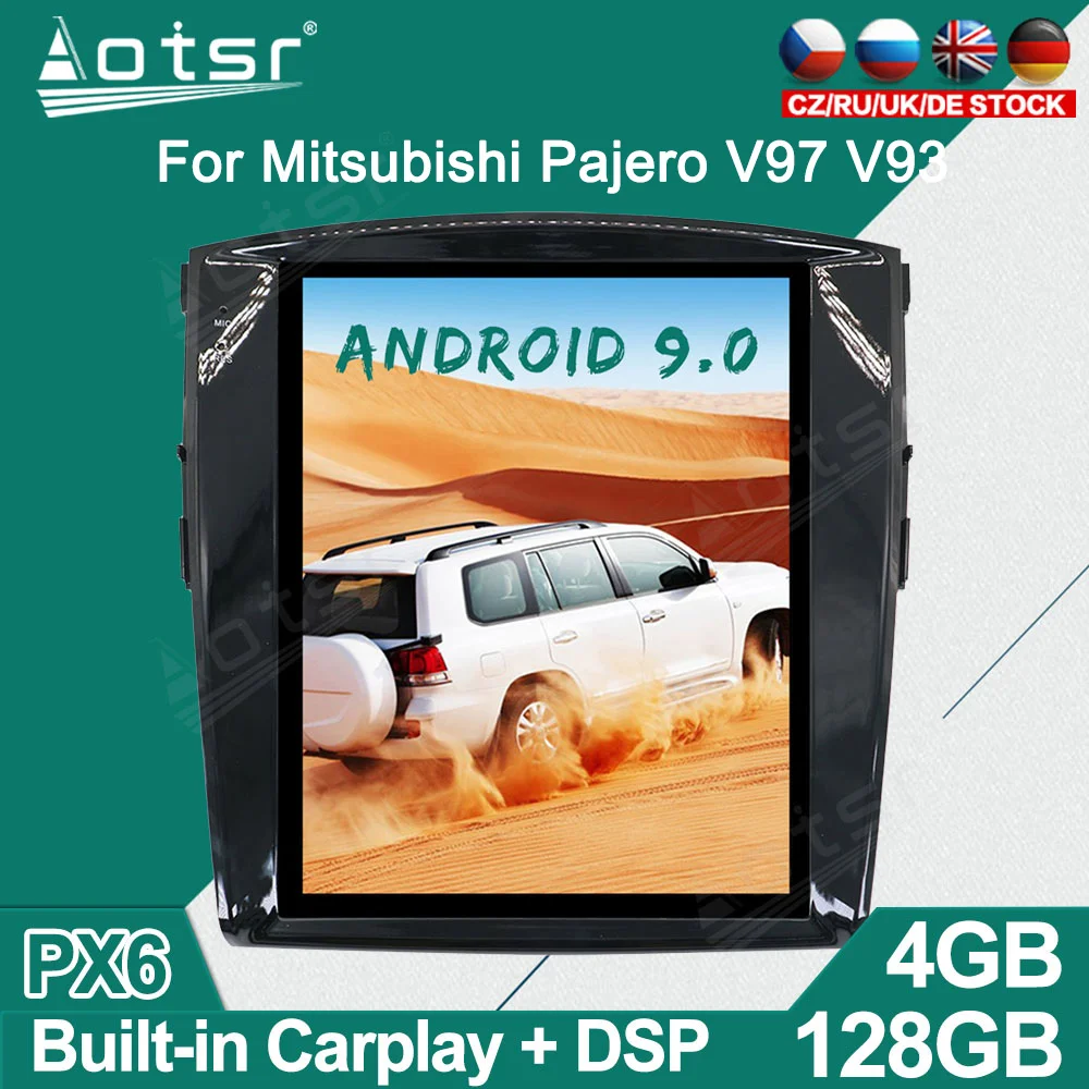 

Автомагнитола для MITSUBISHI PAJERO V97 V93 2007-2017 Tesla Android 11, автомобильный радиоплеер с GPS-навигацией, автомобильное стерео мультимедийное головное устройство carplay