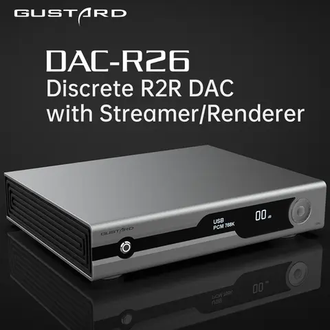 GUSTARD DAC-R26 HIFI 디지털 오디오 디스크리트 R2R 고음질 디코더 무손실 10M 클록 입력 지원 DSD512 PCM768k R26 PRO DAC GUSTARD DAC-R26 HIFI 디지털 오디오 디스크리트 R2R 고음질 디코더 무손실 10M 클록 입력 지원 DSD512 PCM768k R26 PRO DAC