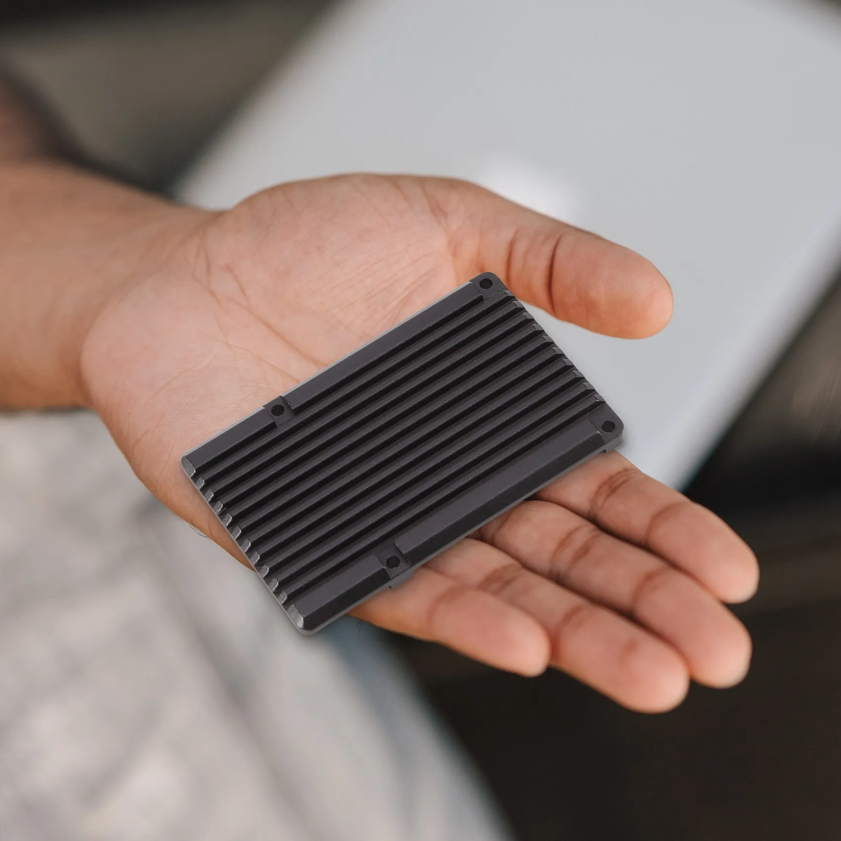 Para raspberry pi 4 modelo b caixa de alumínio, resfriamento passivo liga de alumínio escudo protetor gabinete de metal para raspberry pi 4 mod