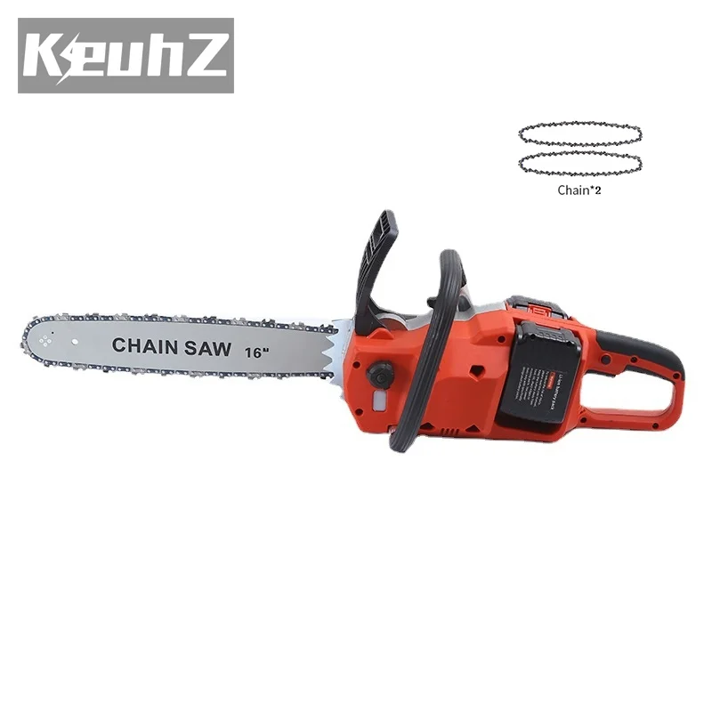 

16 inch multi function handheld electric chain saw garden tree machine forestry double lithium battery driven chainsaws outdoor