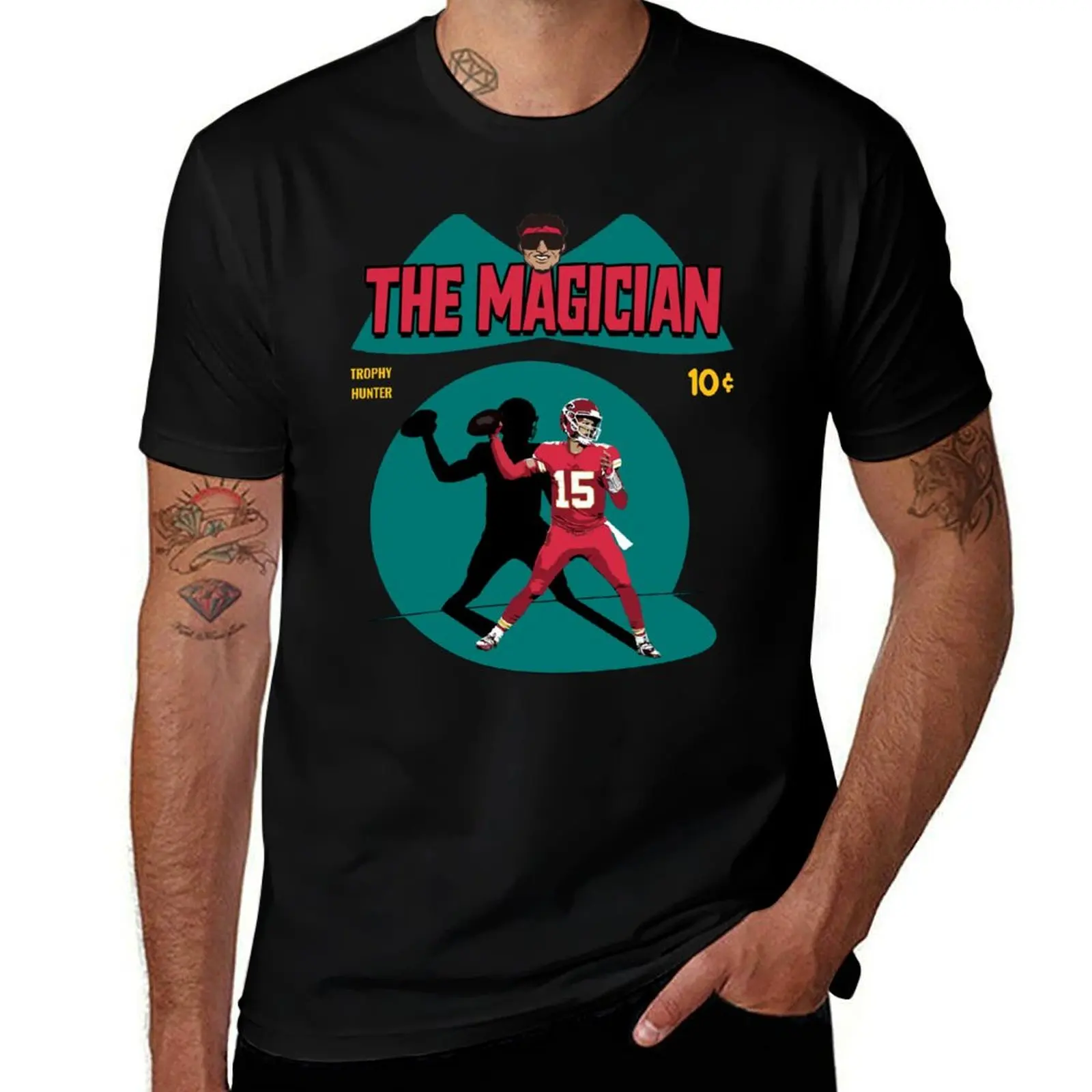 The Magician T-Shirt Basic Breathable Solid Color T-Shirt