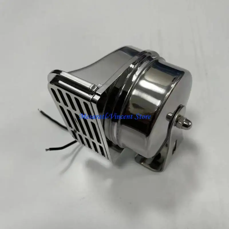 A70F Premium 12V 24V Autohupe aus Edelstahl mit zwei Tönen und lautem Ton – Detail 5
