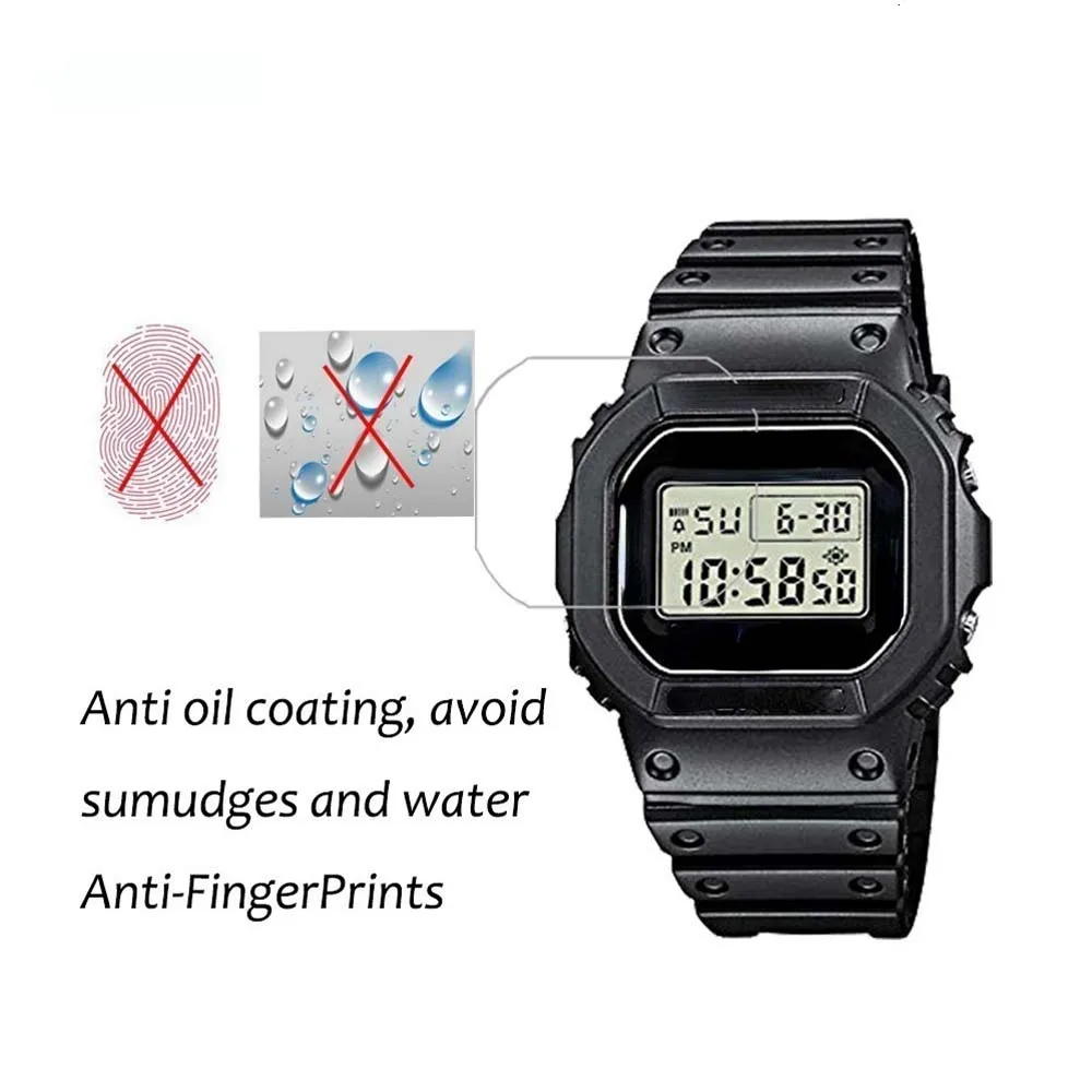 Película protetora de tela de vidro temperado premium para casio GW-B5600 GW-5600 DW-5600 DW-5600BB GM-5600 GW-M5610 GMW-B5000 GBX-100
