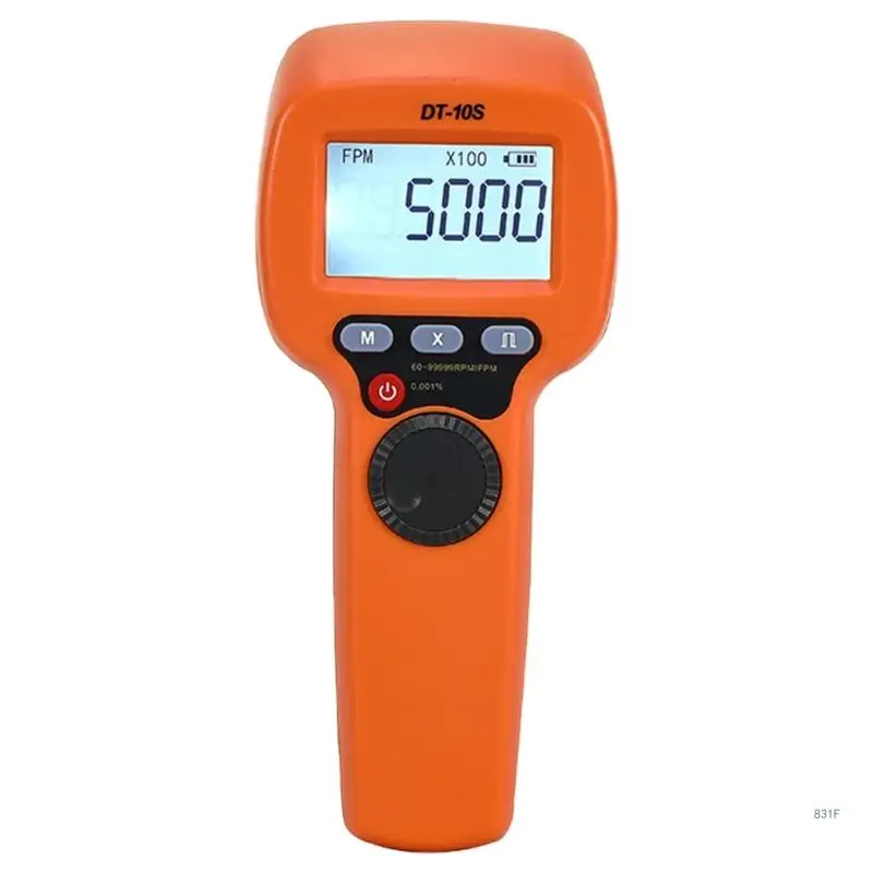 Professional Digital Stroboscope Tachometer, Wide Measuring Ranges,Tachometer Durability Construction, with Screen