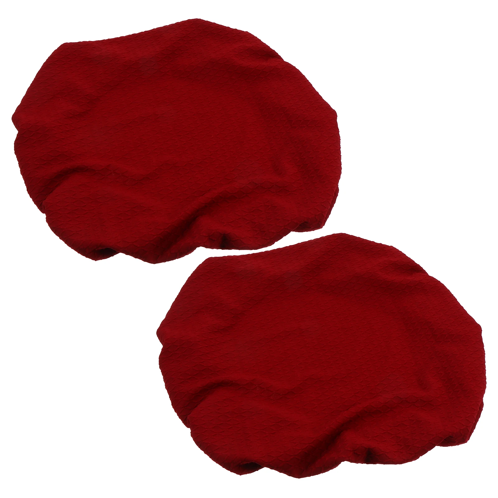 

2pcs Chair Cover Elastic Spandex Protectors for Chairs Pad Slipcovers Red 40-50cm Textile Anti-fouling