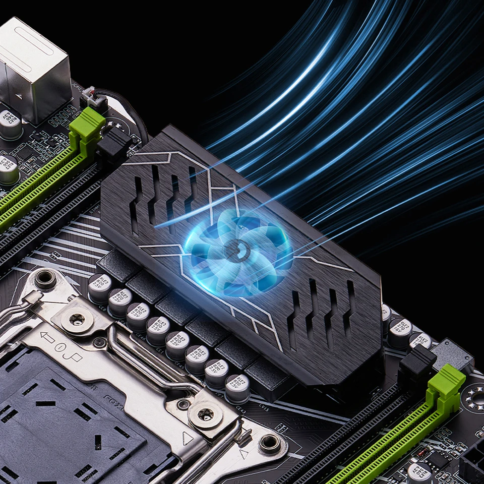 QIYIDA X99 motherboard set E5 A99 kit xeon LGA2011-3 E5 2680 V4 2