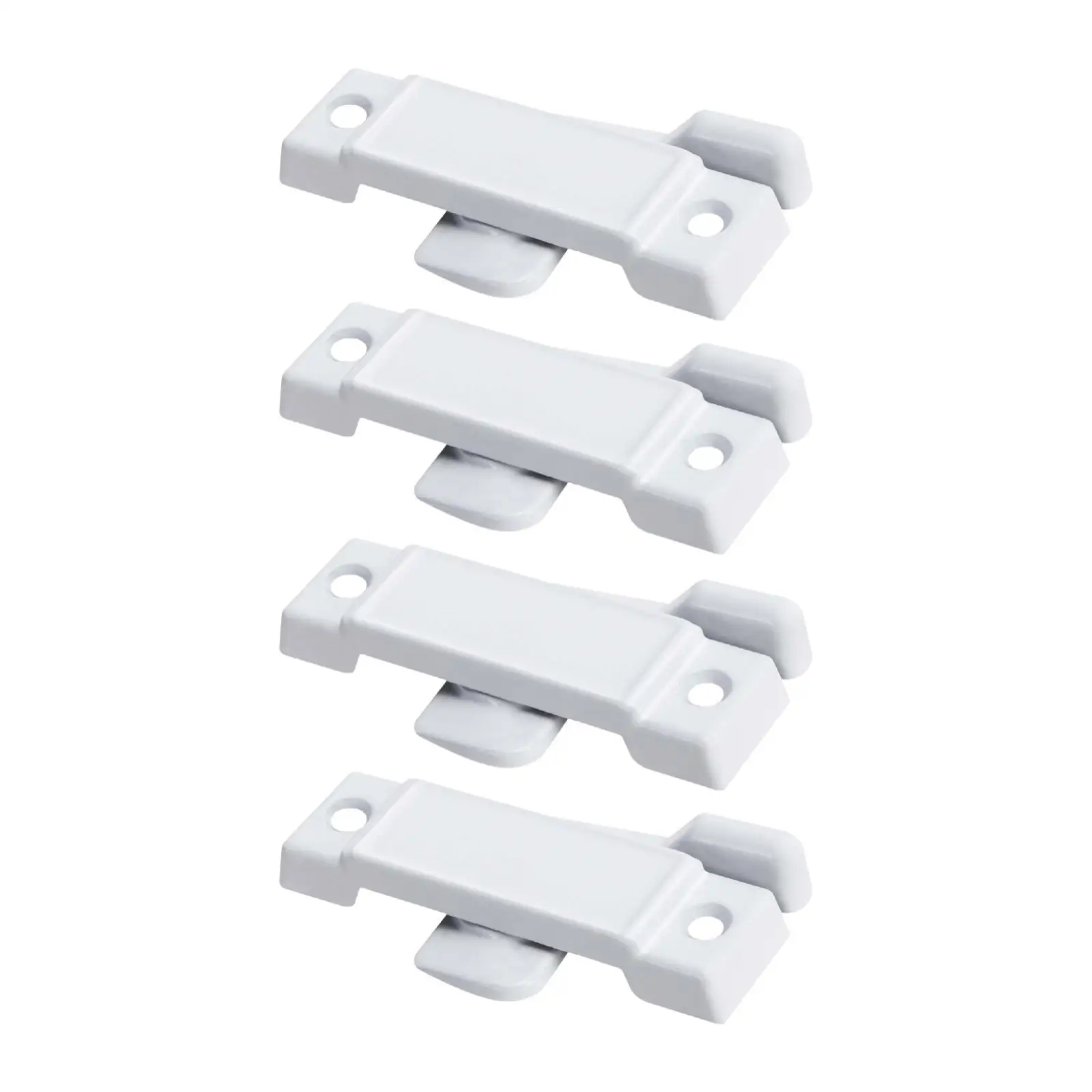 4Pcs Window Sash Locks Window Latch Locks Pet Kids Protection Childproof 2-1/4