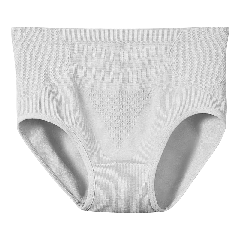 Ice silk underwear women's high-waisted cinched abdomen summer thin breathable briefs, and girls' shorts
