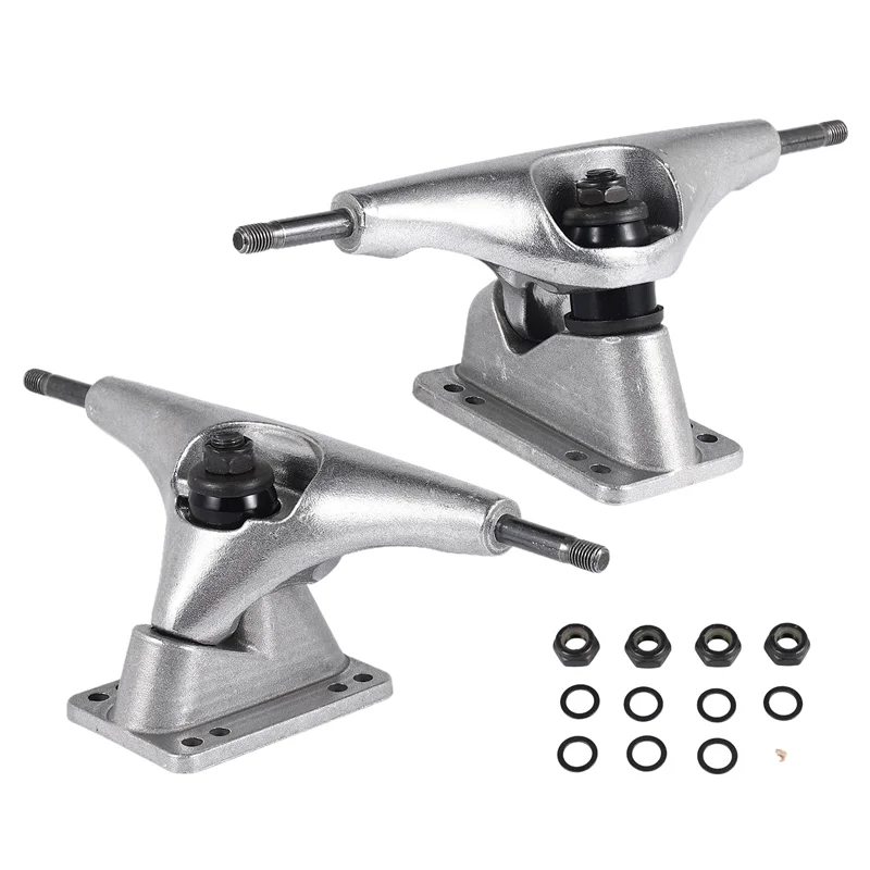 

2 шт. 6,25 дюйма серебристый серфинг скейтборд грузовики серфинг скейт скейтборд грузовик рыбья доска длинная доска кронштейн рулевого управления