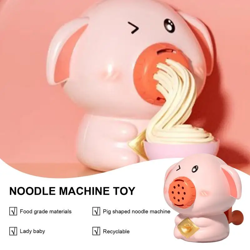 Dough Kitchen Creations Playsets Animal Shape Noodle Toy Dough Sets Cute Clay Pretend Play Food Accessories With 24 Colors Soft