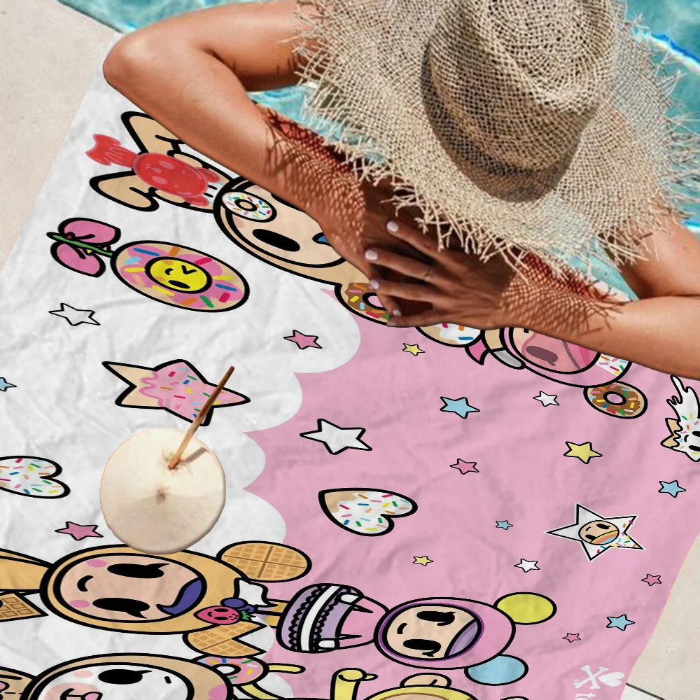 Japan T-Tokidoki Towel Microfiber Beach Towel Absorbent Quick dry Soft Yoga Swimming Resort Mountain Climbing Towel