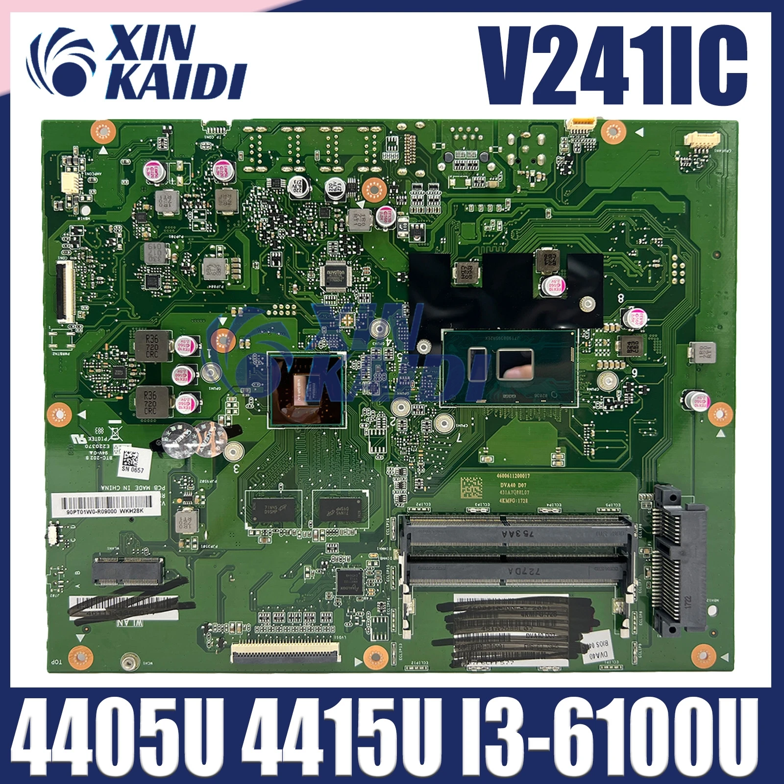 

V241IC Motherboard For Asus V241I V241IC Main board of All-in-one Machine With 4405U 4415U I3-6100U 930MX UMA 100% Tested OK