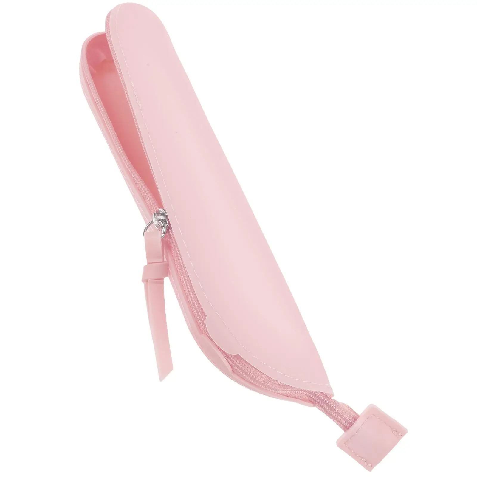 ซิลิโคนแต่งหน้าเครื่องมือกระเป๋าผู้ถือกระเป๋าสีเหลือง Travel Travel กระเป๋าเครื่องมือแต่งหน้าแปรงขนาดกะทัดรัด