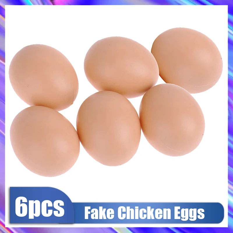 Oeufs en plastique, maison de poulailler, petits faux œufs, fournitures pour animaux de ferme, Cages