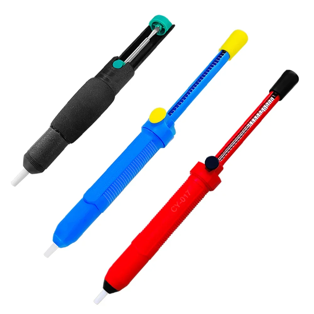 Plastic Powerful Desoldering  Suction Tin Vacuum Soldering Iron Desolder Gun Soldering Sucker Pen Removal Hand Welding Tools Ts