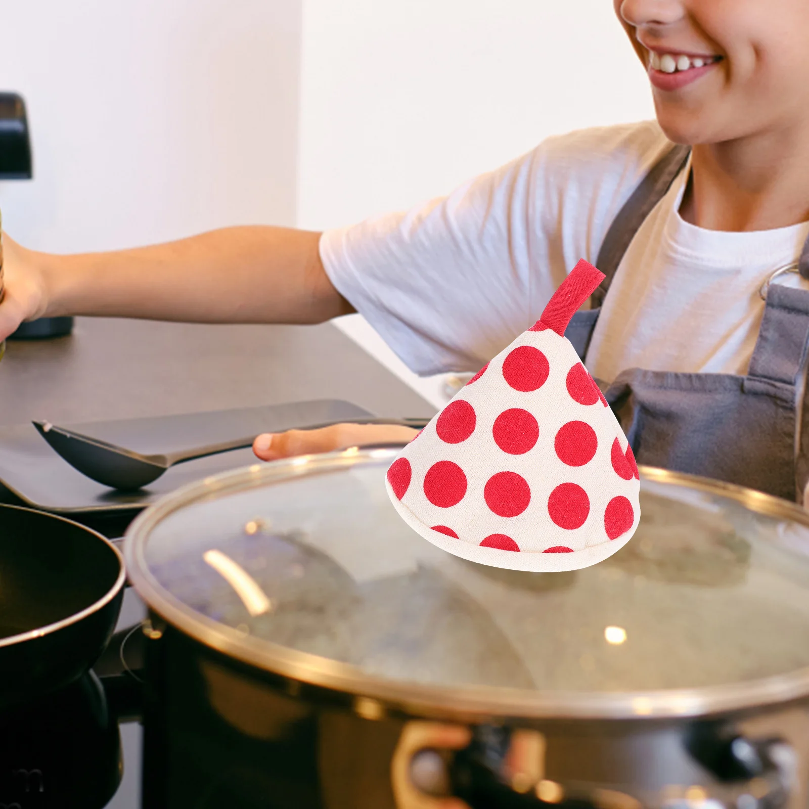 

2pcs Pot Lid Knob Covers Anti-Scalding Handle Protectors Heat Resistant Silicone Kitchen Gadgets Cooking Accessories Pot Handle