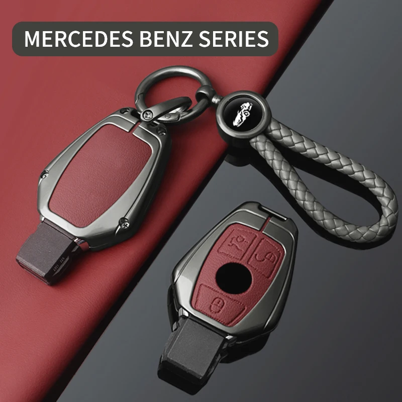 2 Button Key Case for Mercedes-Benz A B C E S GLA GLK CLS BGA AMG W203 W204 W205 W210 W211 W212 view 5