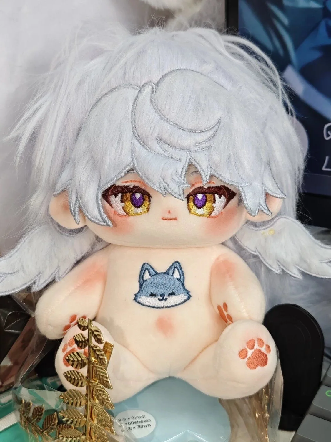 Game Honkai: Star Rail Sunday Cute Cosplay Soft Plush Doll Body Dress Up Cotton Stuffed Toys Dolls 20cm Figures Mascot Gift