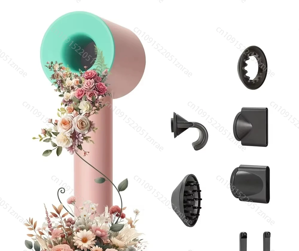 

5 in 1 Leafless Electric Ionic Hair Dryer High Speed Bladeless Blow Dryer Negative Ion Professional Blower Hair Styling Tools