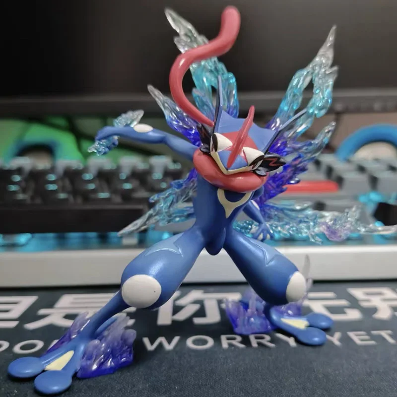 12 سنتيمتر البوكيمون شخصيات كرتونية الدمى Greninja تطور الرماد كيتشوم نسخة النينجا الضفدع نموذج تمثال للتزيين تحصيل الاطفال اللعب