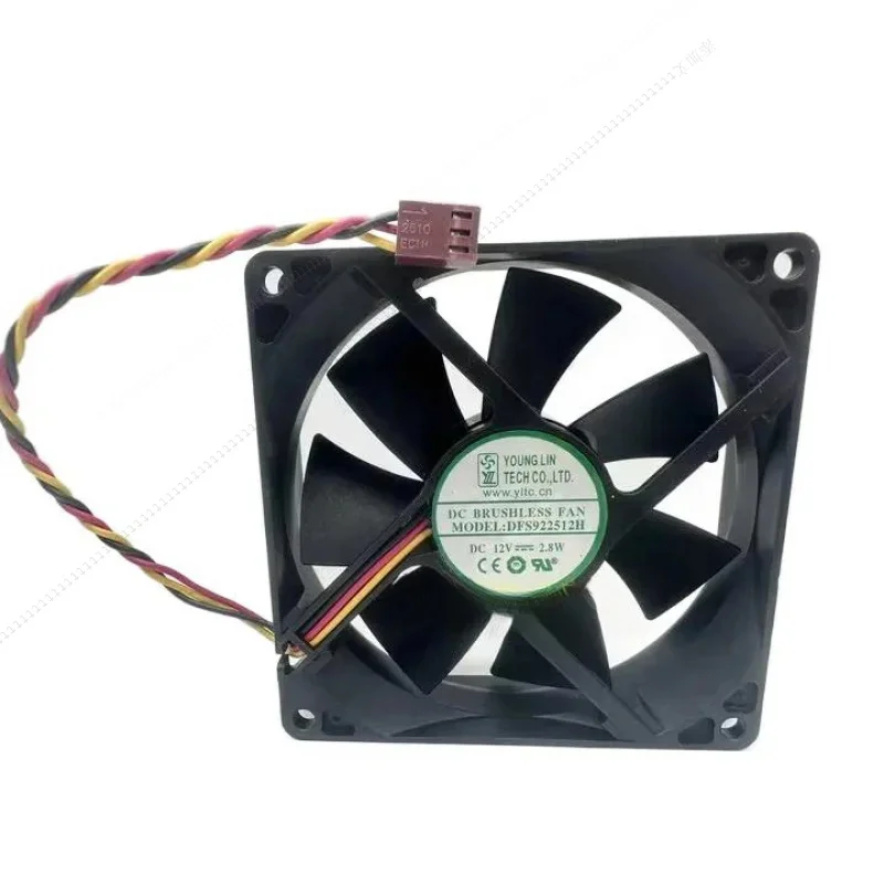 

W Original DFS 922512 H DC12V 2.8W 92*25MM 9025 Cooling Fan