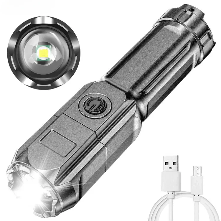 

New Style USB Rechargeable T6 LED Mini flashlight ZOOM Led Flashlight Night Walking lighting Car Maintenance work Torch