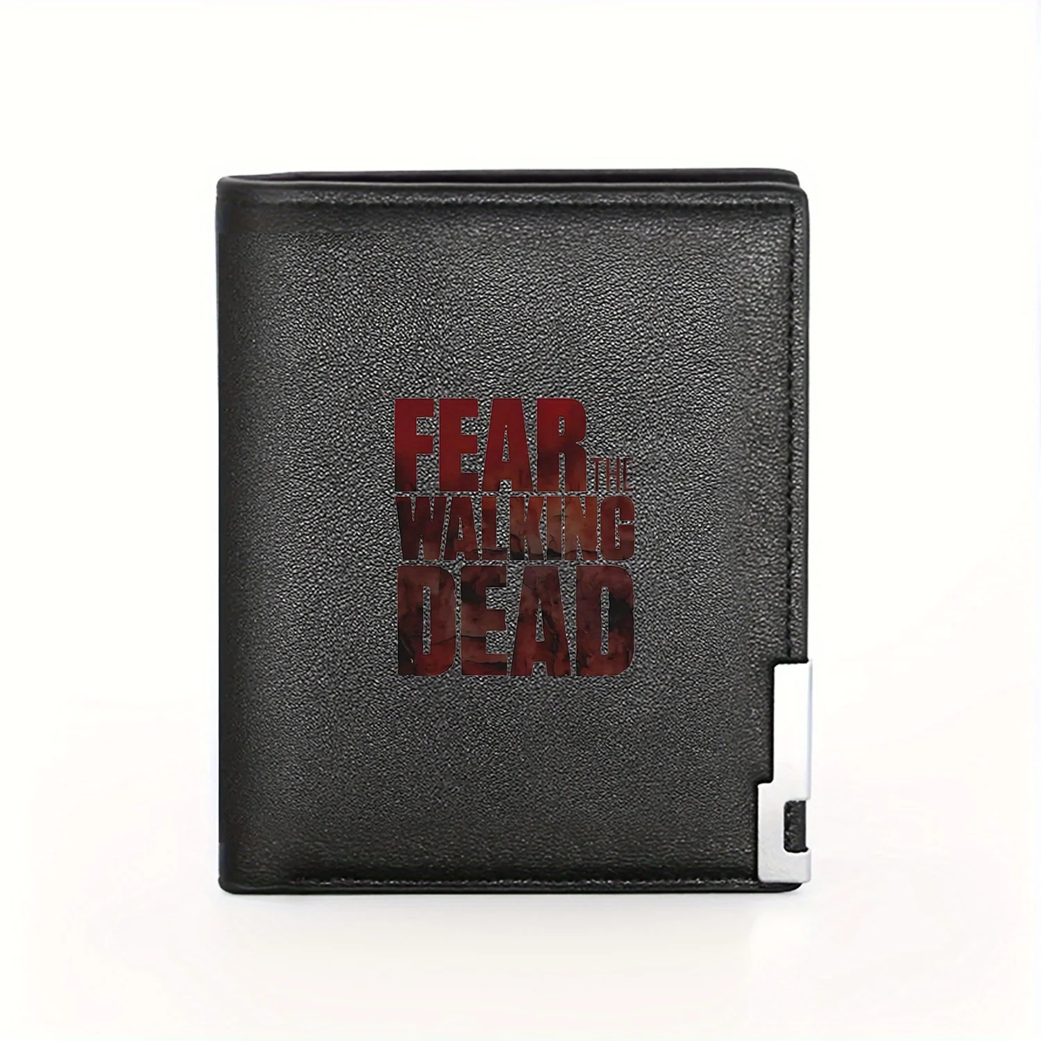 

Кошелек Fear The Walking Dead с графическим рисунком - деловой мужской повседневный элегантный простой практичный качественный кошелек с стильным принтом, креативный Ch