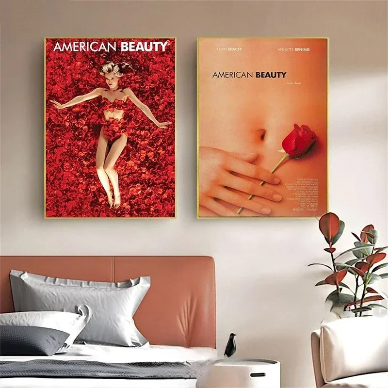 Arte de pared Simple moderno, película de belleza americana, Drama romántico, póster impreso en lienzo HD, decoración del hogar, sala de estar y dormitorio