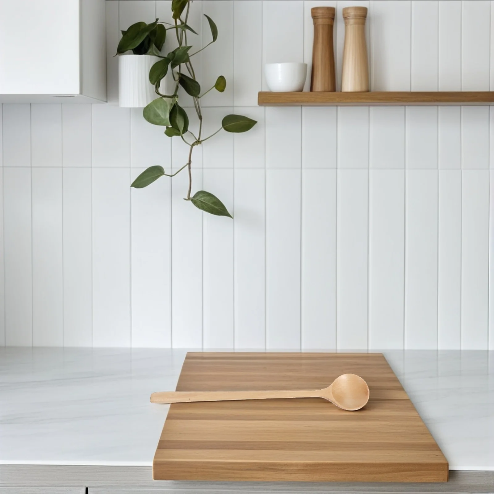 

2pcs Wooden Cooking Spoon Long Handle Natural Wood Soup Spoons For Stirring Mixing Serving Coffee Breakfast Cake Pet Feeder Jam