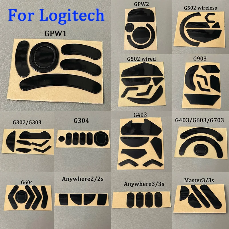 1PC For Logitech G102/G304/G502/G903/G900/G402/G403/G602/G700/Mx Master 2 2s 3 3S Mouse Feet Skates Pads Anti Skid Sticker