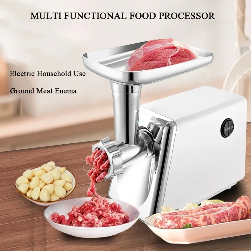 

Electric Meat Grinder Sausage Maker with 3 Grinding Plates Food Pusher Meat Mincer Food Grinder Home Kitchen Sausage filler