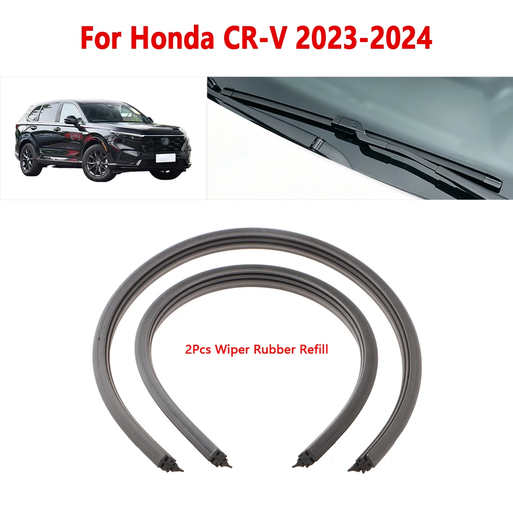 

Wiper Rubber Strip 19" 24" for Honda CR-V 2023 2024 Car Wiper Refill Accessories 1Pair