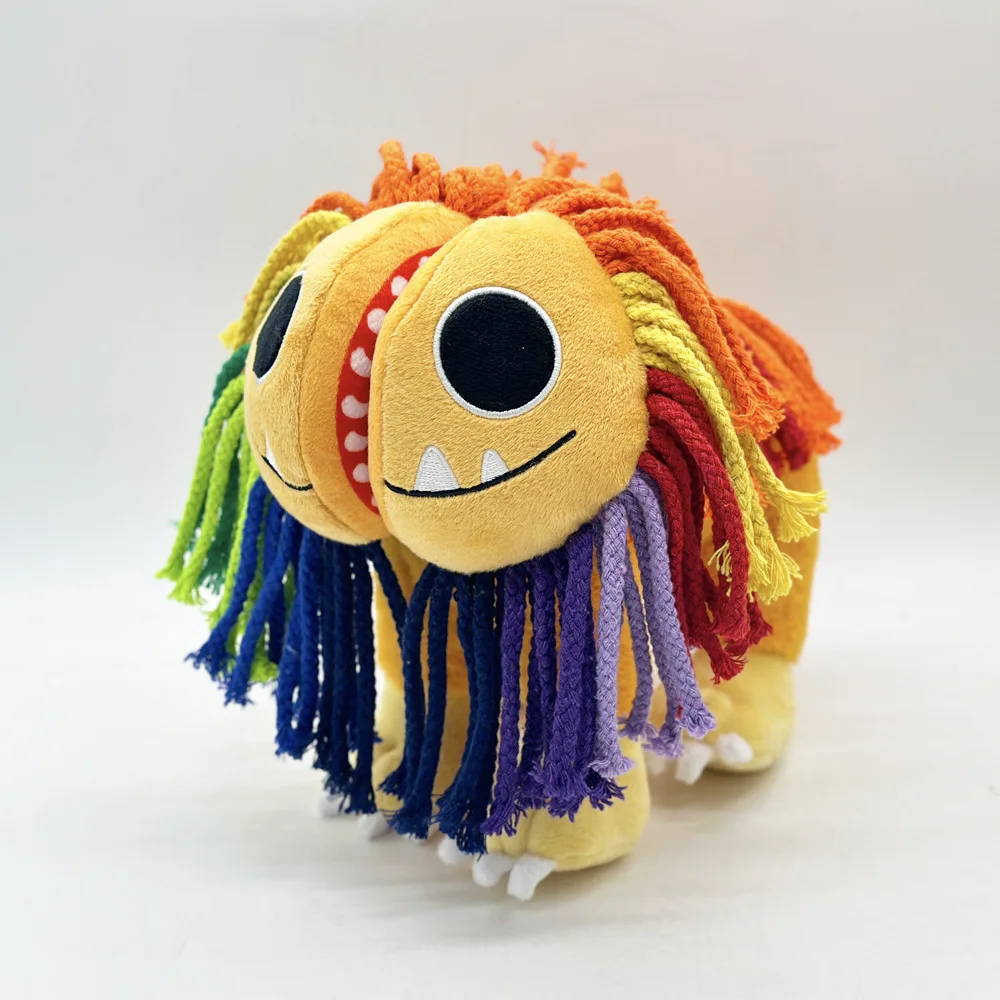 25cm Yarnaby Colorful Lion Doll Smile Critter Toy Bedroom Sofa Decora Pillow for Kids Birthday Gifts