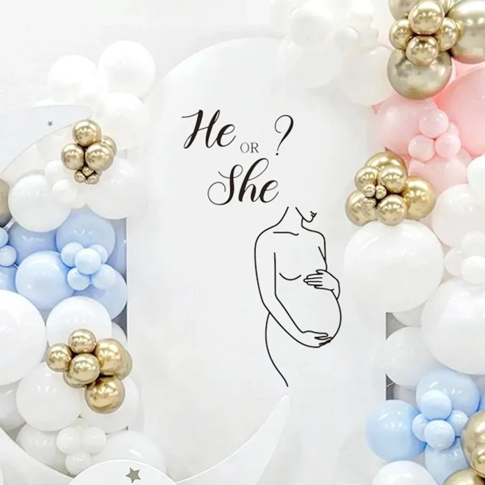 

Знаки беременности, наклейка Oh Baby Boy или Girl, знаки, наклейки Mom To Be Gender Reveal Baby Shower, вечерние украшения, настенный декор