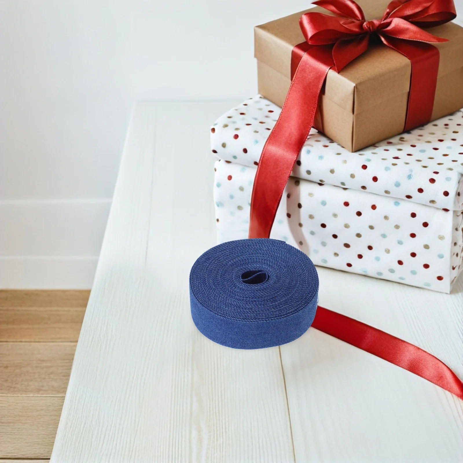 

10 Denim Ribbon 10 Mm Wide Fabric For Diy Crafts Hair Clips Bouquets Gift Wrapping Sewing Decorations Jean