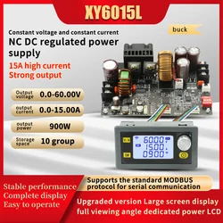 XY6015L CNC 가변 DC 안정화 전압 전원 공급 장치, 정전압 및 정전류 15A/900W 스텝 다운 모듈