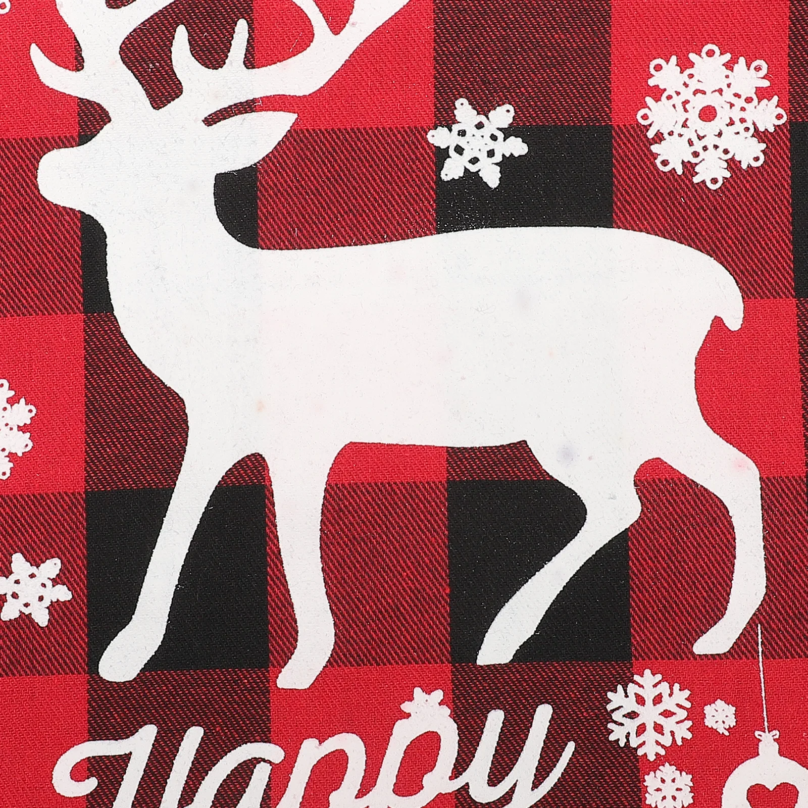 

Christmas Theme Table Runner Elk Pattern Decorative Xmas Dining Table Decor Party Tablecloth Holiday Ornament Party Ornament