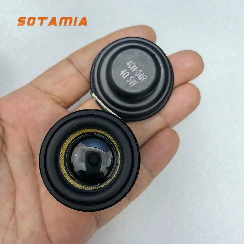 

SOTAMIA 2Pcs 1.5 Inch 40mm 4 Ohm 5W Full Range Speaker Audio Glass Fiber Basin Anti-fog Waterproof Speaker DIY Bluetooth Speaker