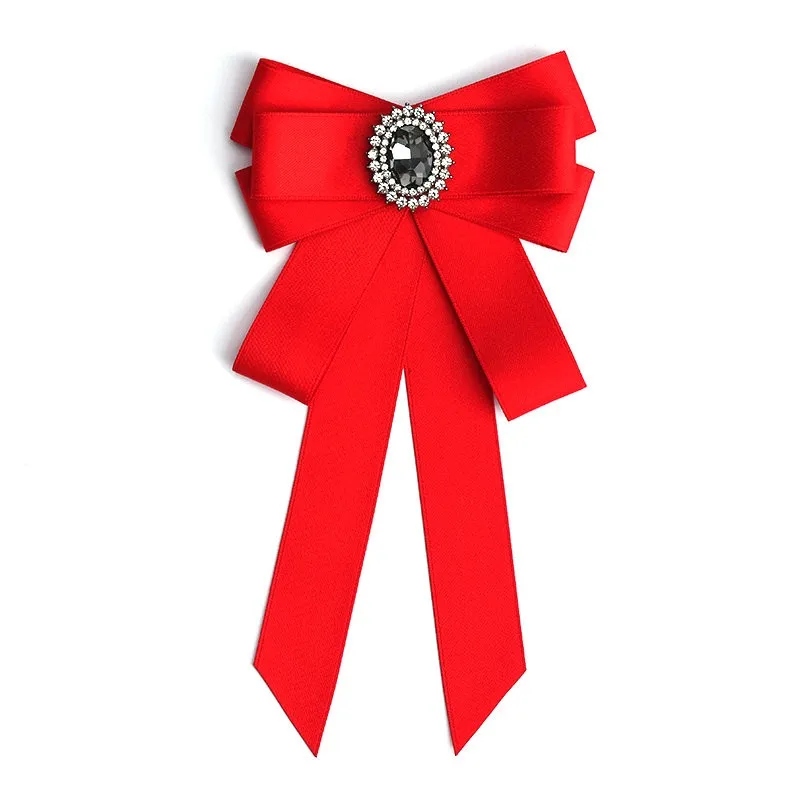 Handgemachte Mode neue Schmetterling Knoten Band Diamant Fliege College weiß Strass Süßigkeiten Farbe Fliege Geschenk für Schulmädchen Krawatte – Detail 11