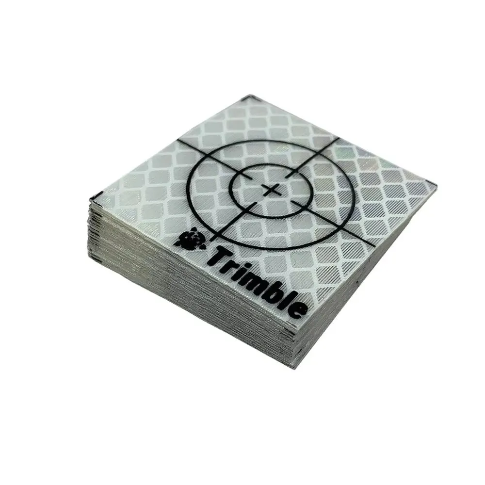 100pcs trimble Reflective Sheet 40*40MM Reflective Target sheet For  nikon Total Station surveying Tape Target