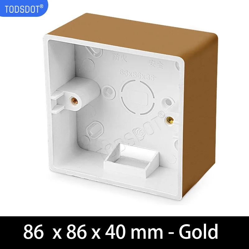 スイッチソケットボックス 4色86タイプ35 | 40 | 50 mm、プレミアム