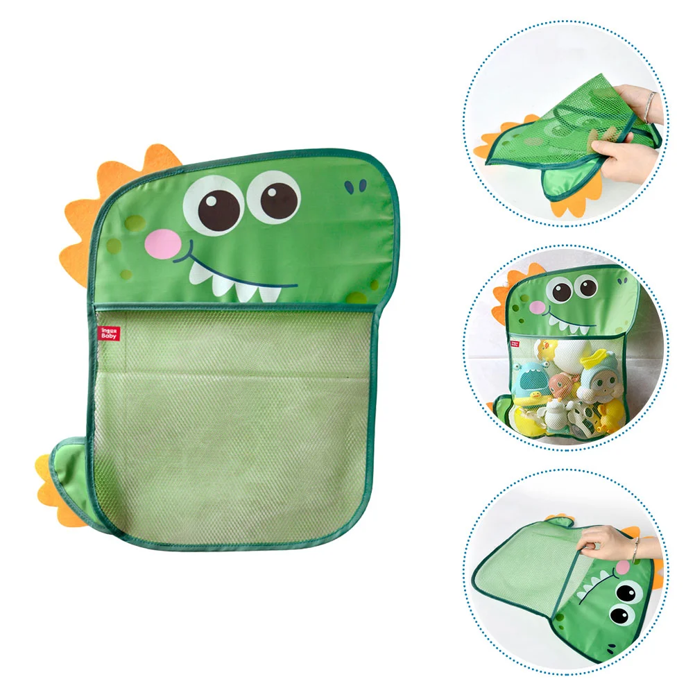 Toy Storage Bag Organizer Shower with Sucker Multipurpose Mesh Household Bath Kid Bathroom Hanging Pouch Toys for Babies
