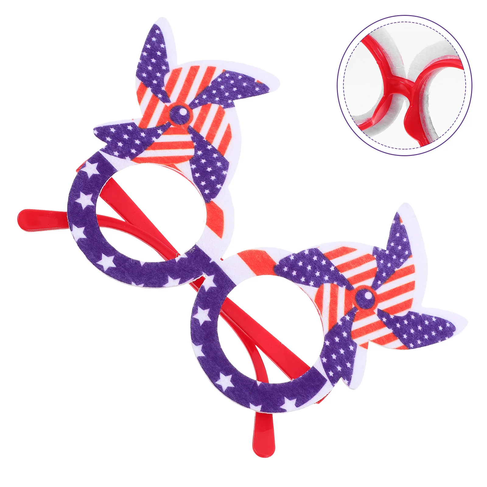 

Independence Day Glasses Cartoon Gift American Patriotic Non-woven Fabric Element Party Favor Child