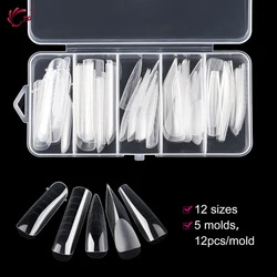 TP Full Cover Dual Form Nails Quick Building Gel Mold Set Acrylic False Nail Tips Extension Nail System Top Forms Manicure Tools