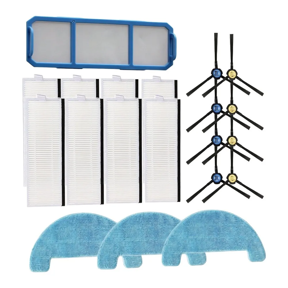 Vacuum Cleaner Side Brushes Filter Mod Cloths Spare Parts For Amibot Animal For Premium H2O/Connect X782 And X810 Accessories