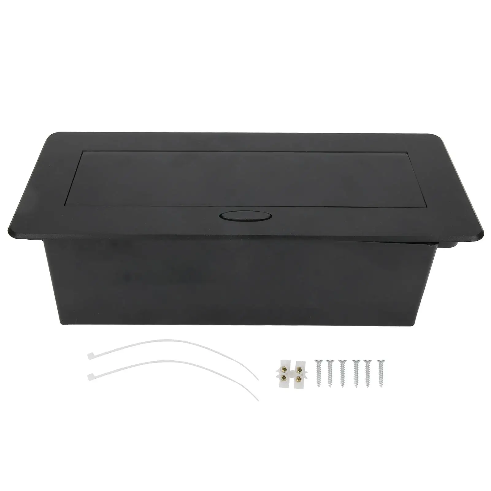 

Двойная электрическая розетка, вилка европейского стандарта, настольная розетка, встроенная двойная USB-розетка с медленным отскоком, амортизация, AC 250 В, 16 А, офисный источник питания