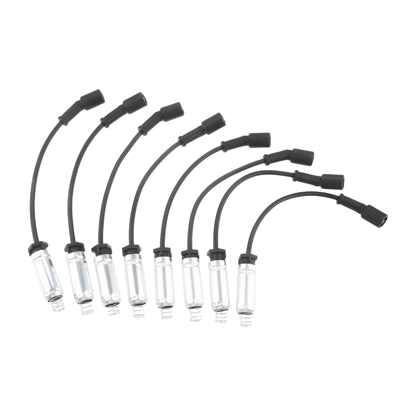 8Pcs 9748HH Spark Plug Ignition Wires Set for Chevy GMC Cadillac Hummer Buick Pontiac Replaces 48322 748EE 9748GG 748UU 19301299